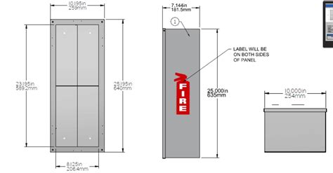 fire extinguisher cabinet sizes